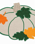 Tovaglietta sottopiatto centrino zucca sagomata