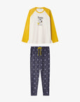 Pigiama uomo Snoopy Peanuts caldo cotone