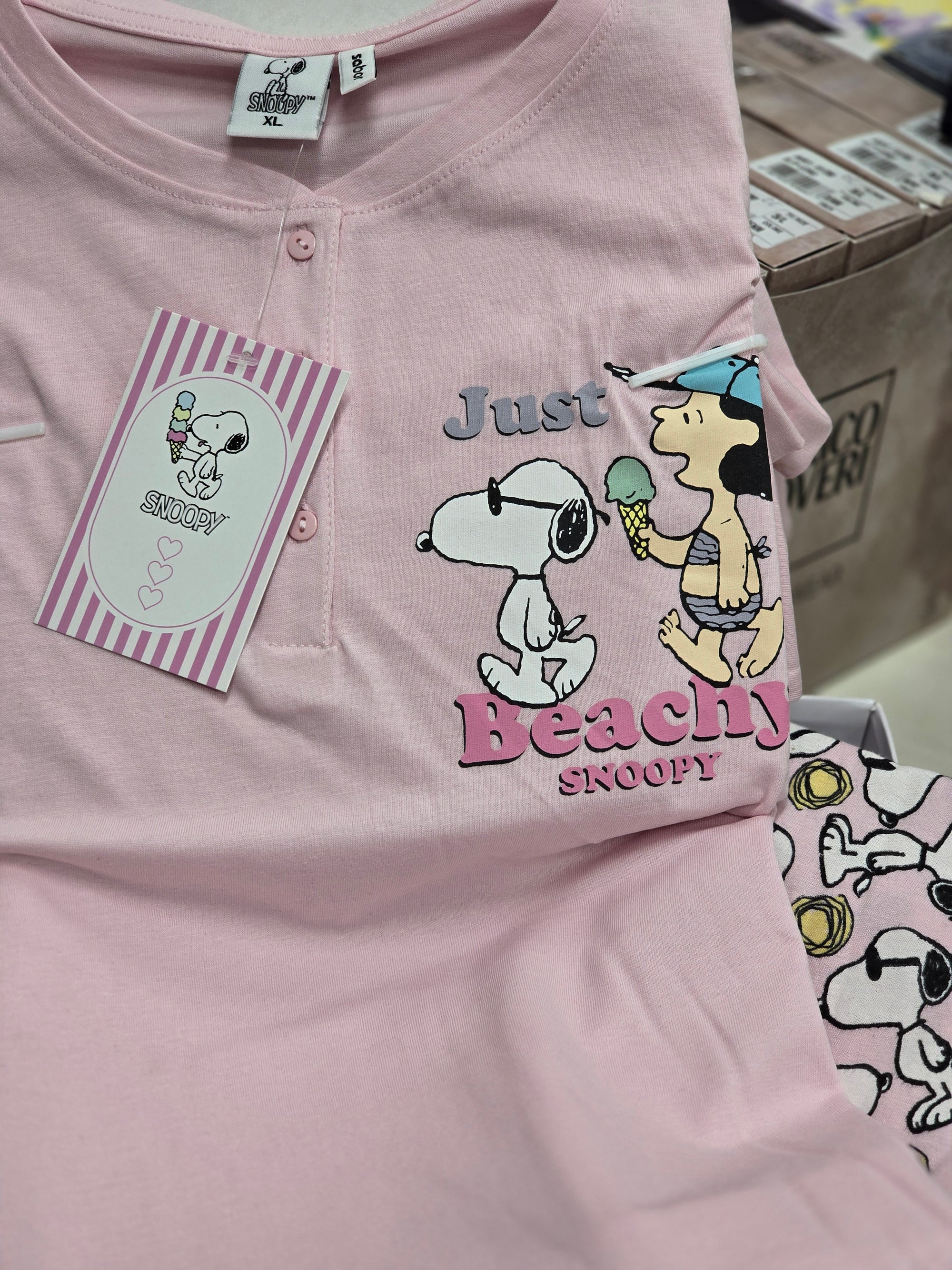Pigiama Snoopy cotone jersey