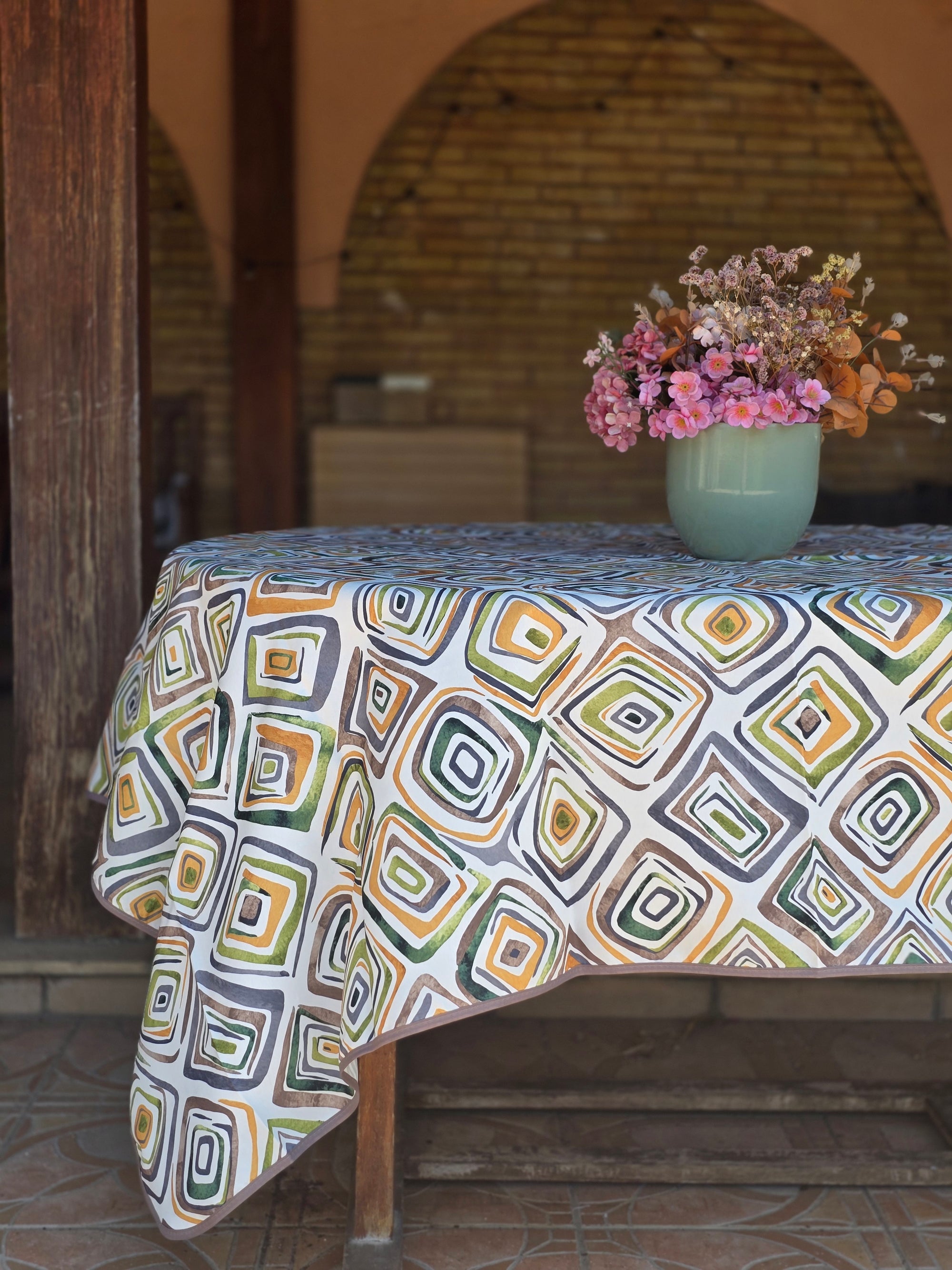 Tovaglia Antimacchia modern rombi