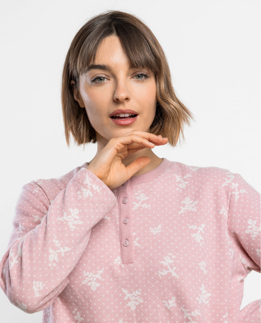 Pigiama punto Milano Sogno di rosa
