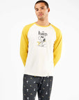 Pigiama uomo Snoopy Peanuts caldo cotone